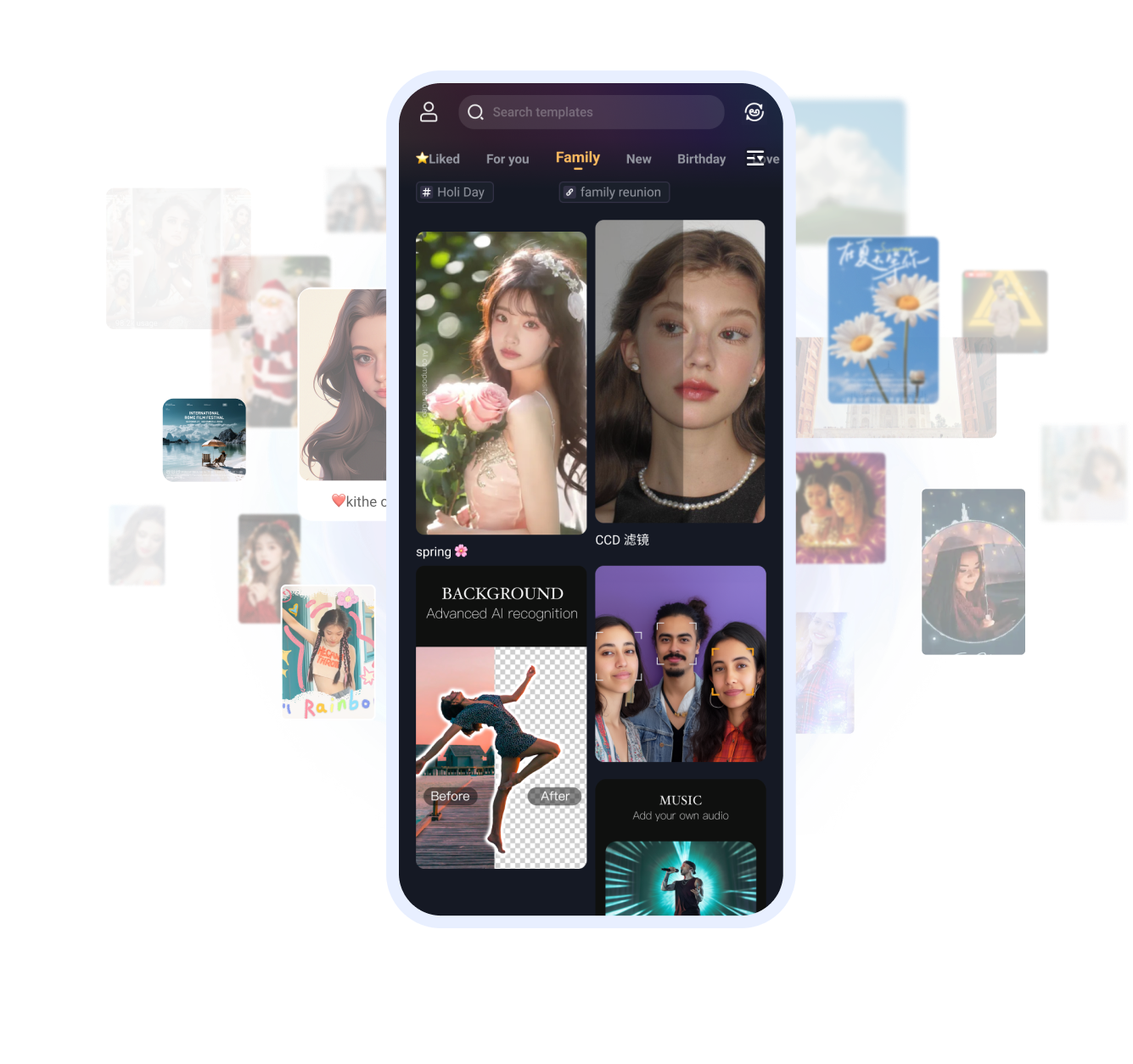全球智能素材分发系统示例图