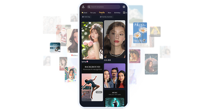 全球智能素材分发系统示例图